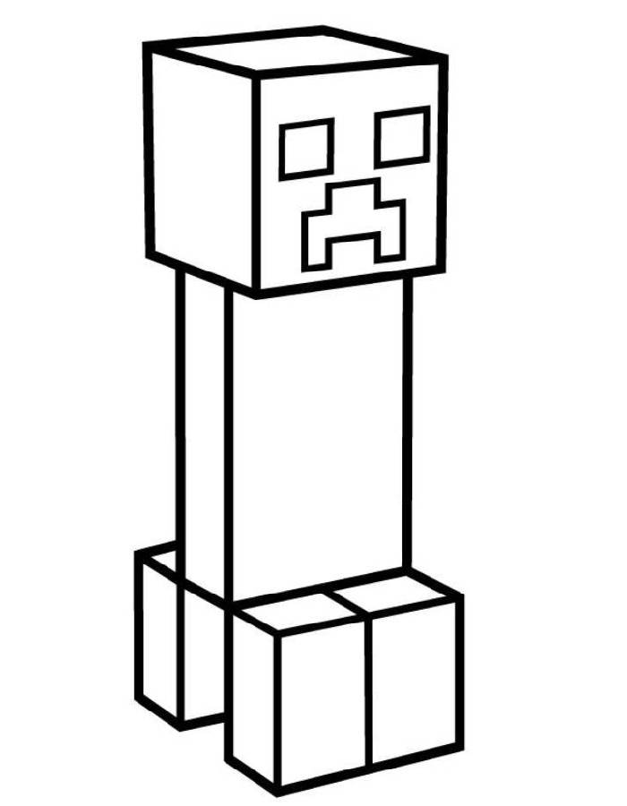 Minecraft Creeper facing forward