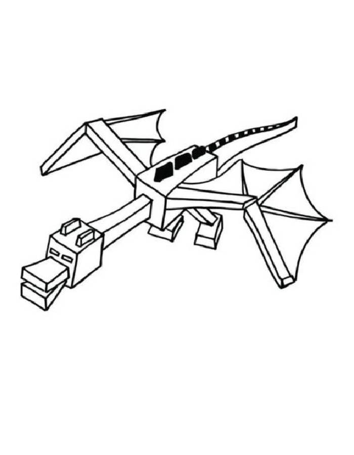 Minecraft Ender Dragon Flying