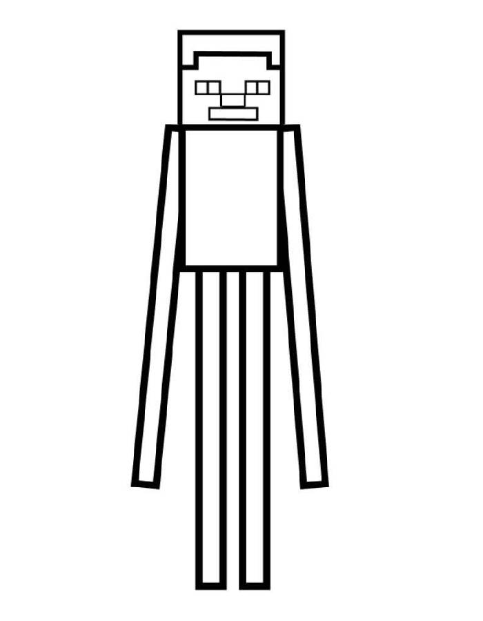 Minecraft Enderman Outline