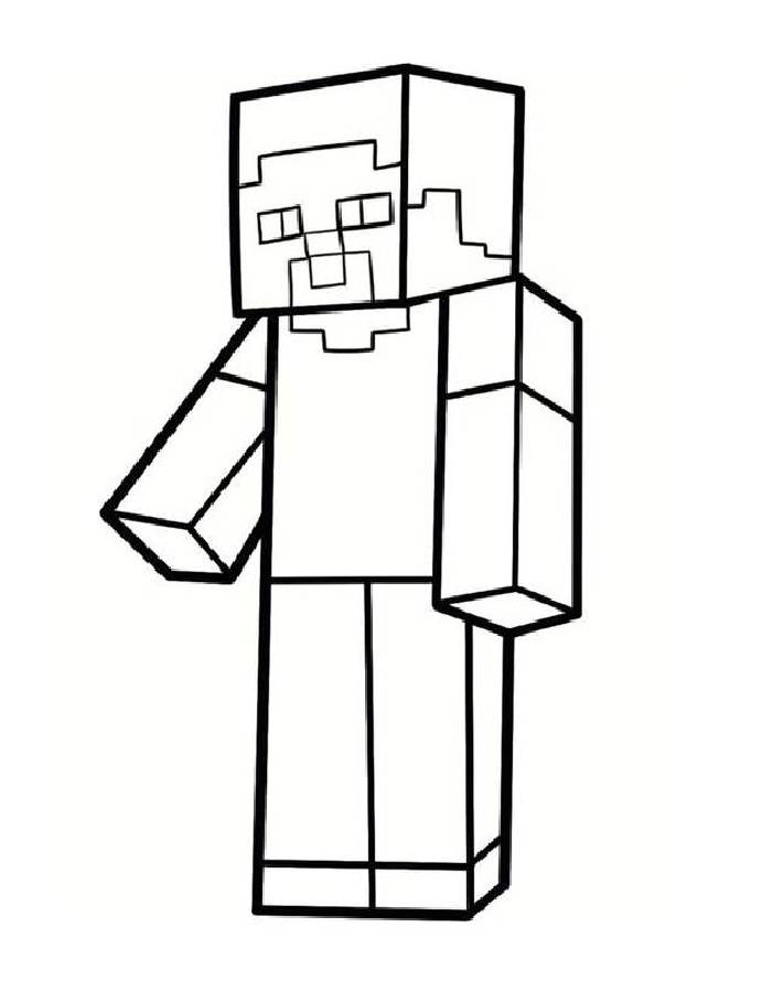 Minecraft Steve Standing Pose