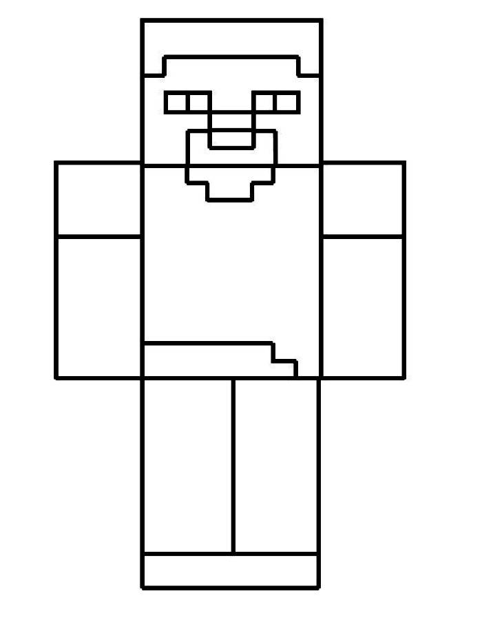 Minecraft Villager Character Front View
